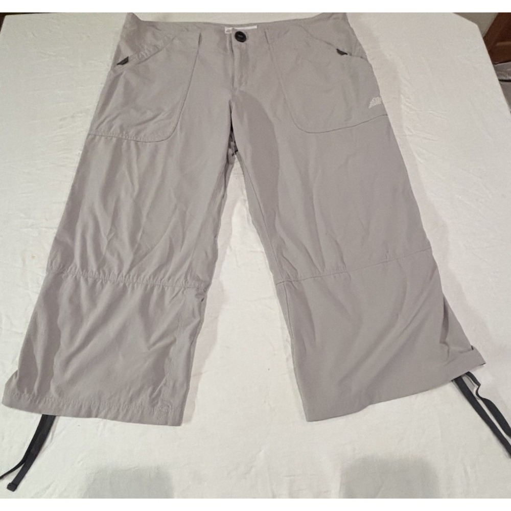 Eastern Mountain Sports Women's Khaki Outdoor Hiking Pants Size 12 Easy Packable